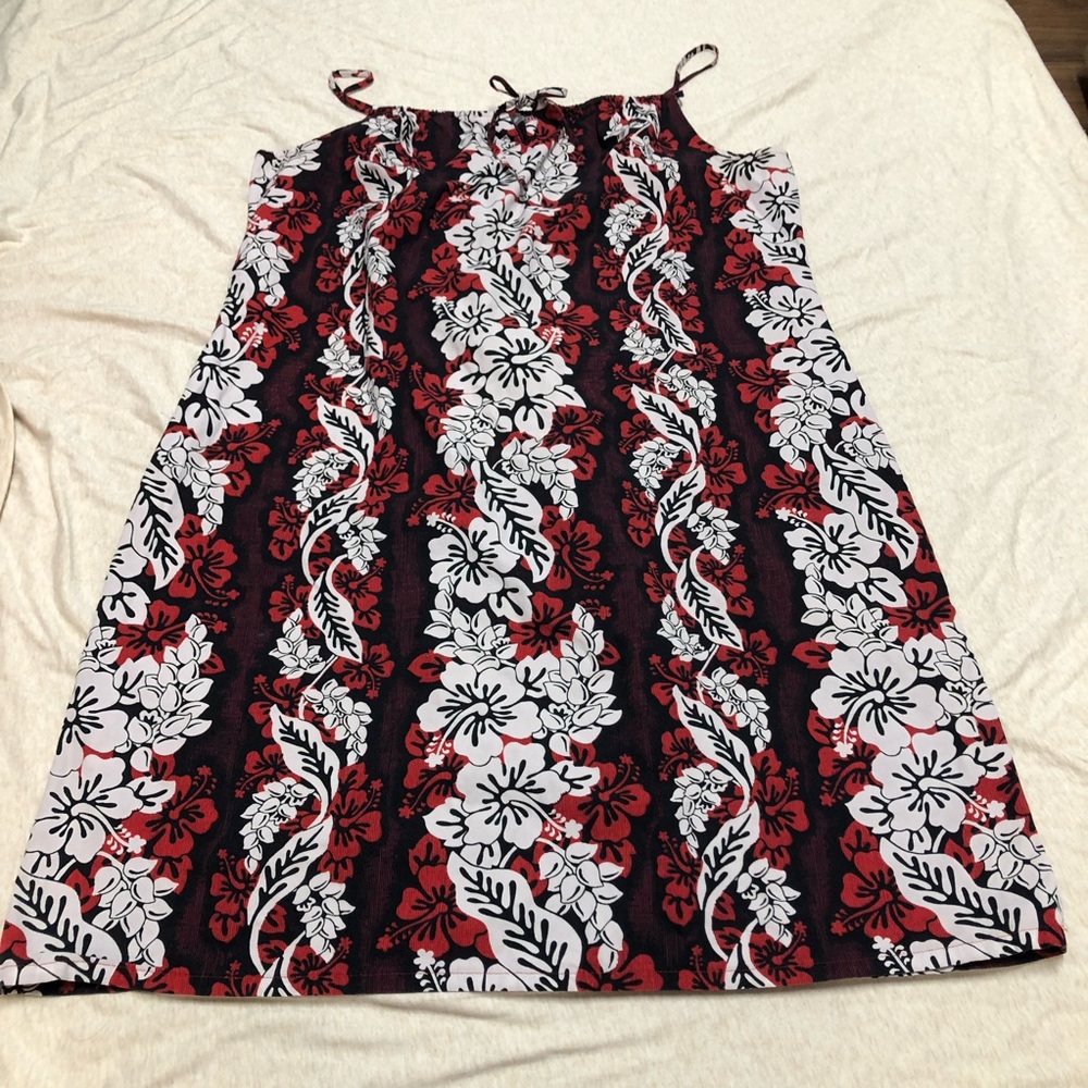 Vintage Hilo Hattie Hawaiian Original 100% Cotton Made in USA Dress Tropical